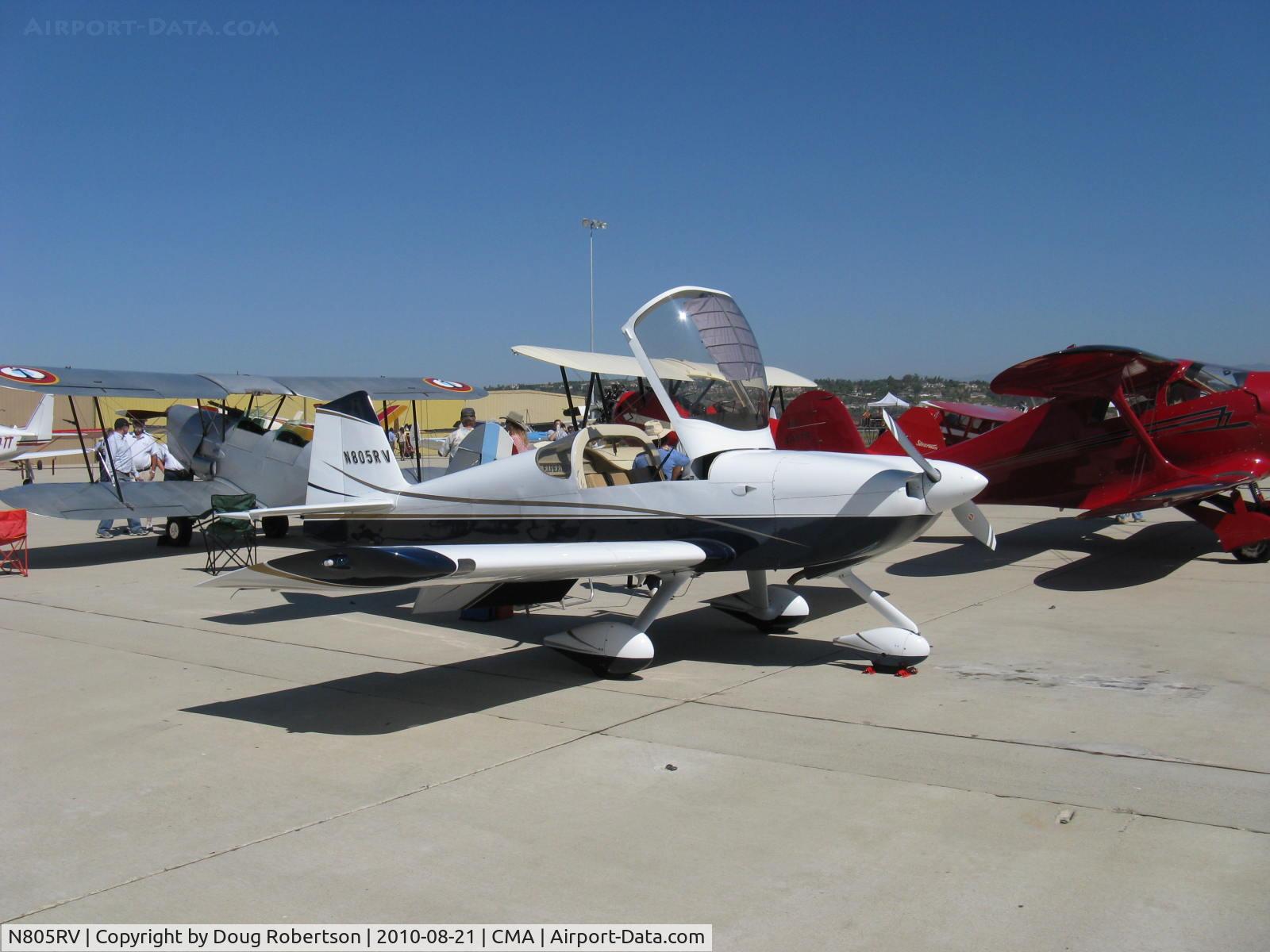 N805RV, 2007 Vans RV-6A C/N 25686, 2007 Dierenfield VAN's RV-6A, Lycoming Aero Sport IO-390-X 210 Hp