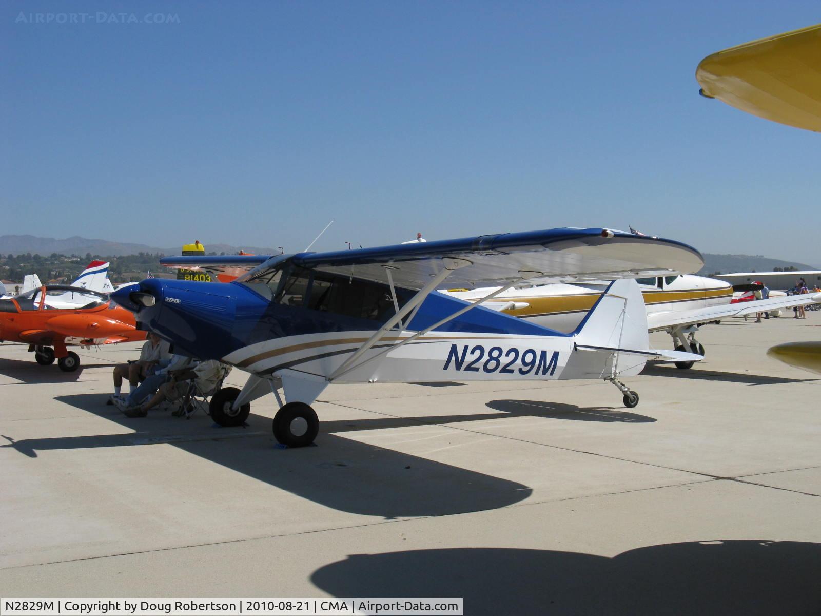 N2829M, 1946 Piper PA-12 Super Cruiser C/N 12-1266, 1946 Piper PA-12 SUPER CRUISER, Lycoming O-290 135 Hp upgrade