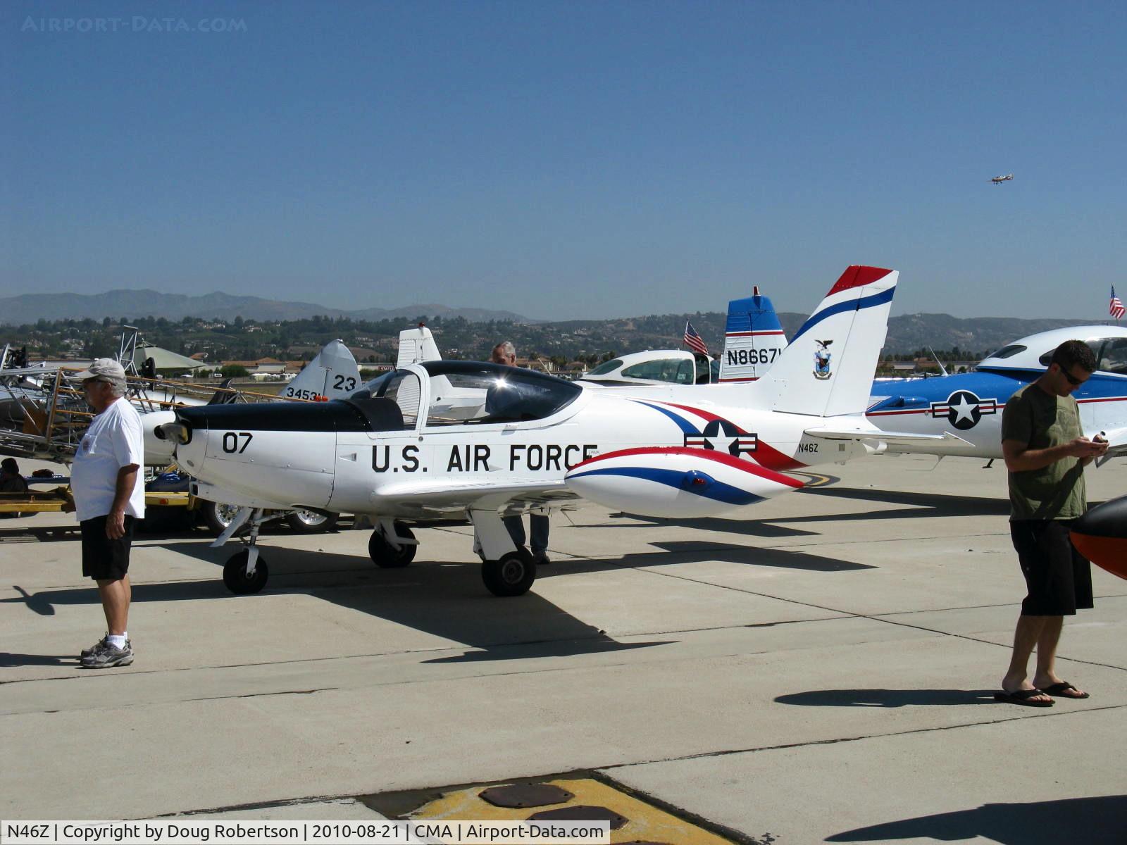 N46Z, SIAI-Marchetti SF-260C C/N 468, SIAI Marchetti SF.260, Lycoming O-540-E4A5 260 Hp, flown from right seat