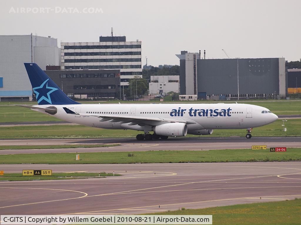 C-GITS, 1999 Airbus A330-243 C/N 0271, To the runway Kaagbaan