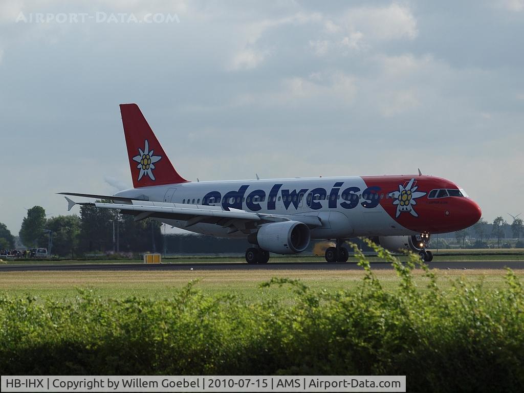 HB-IHX, 1998 Airbus A320-214 C/N 0942, Arrival on the Polderbaan