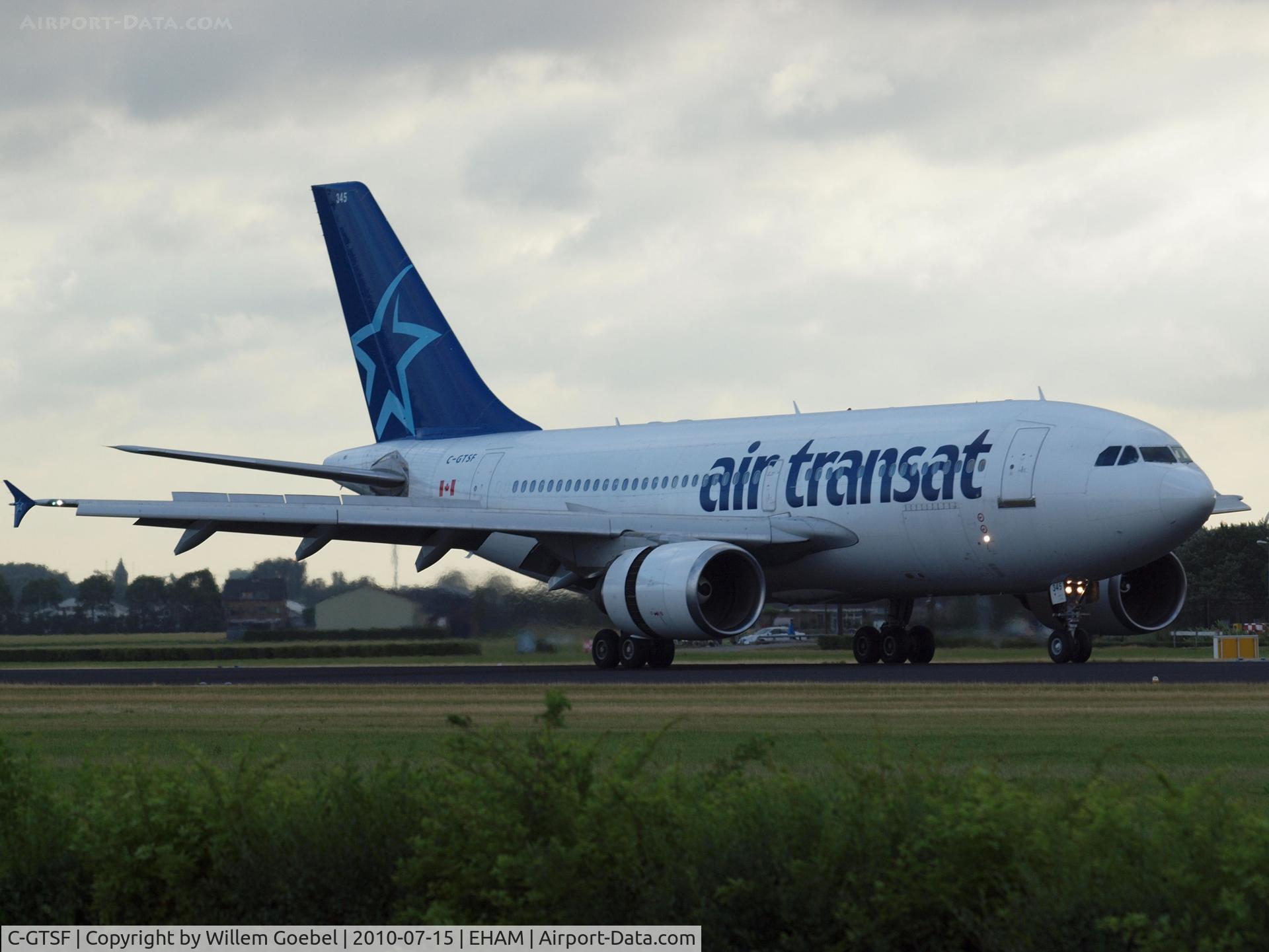 C-GTSF, 1988 Airbus A310-304 C/N 472, Arrival on the Polderbaan