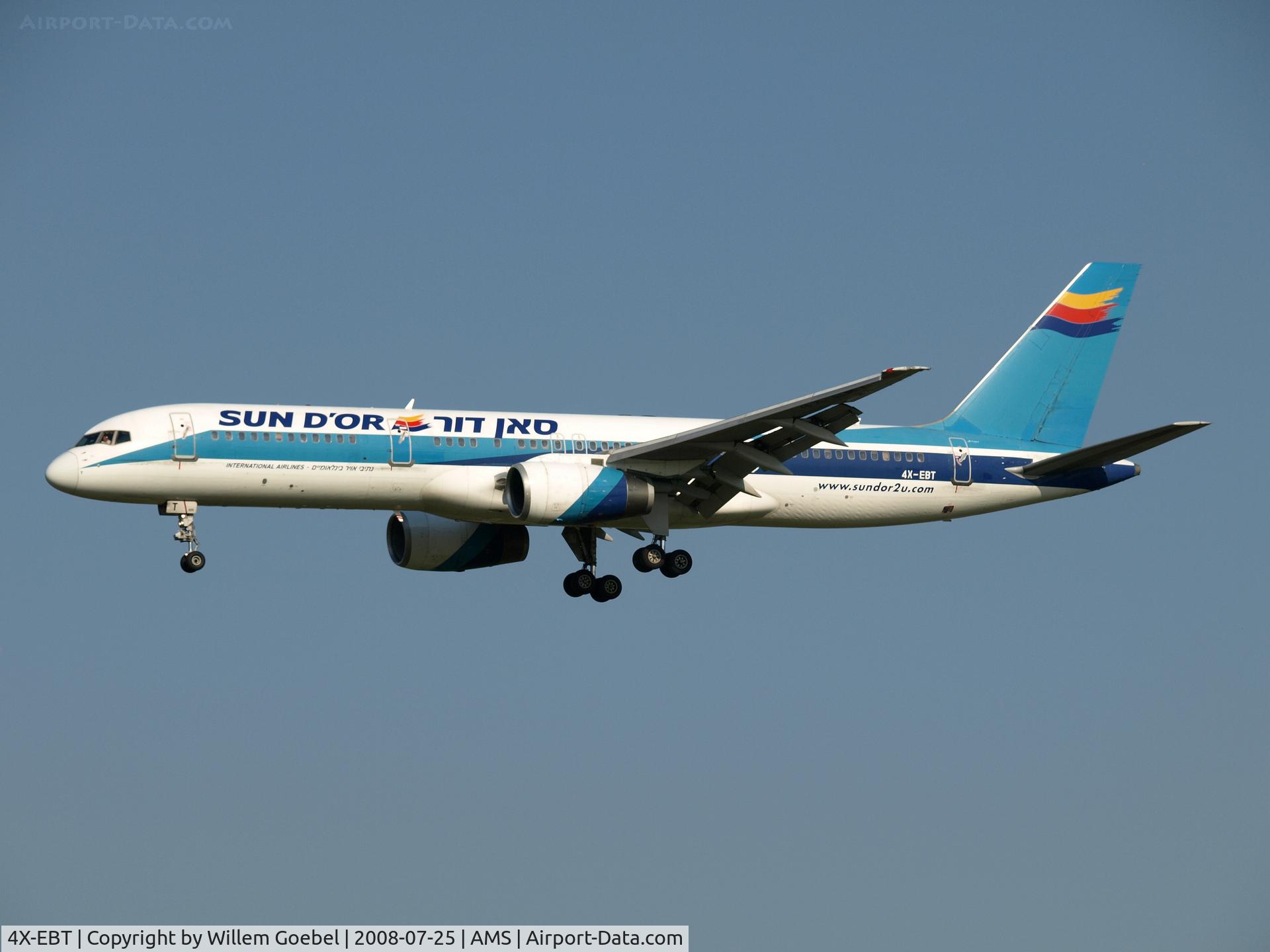 4X-EBT, 1991 Boeing 757-258/ER C/N 25036/356, Arrival on the Zwanenburgbaan