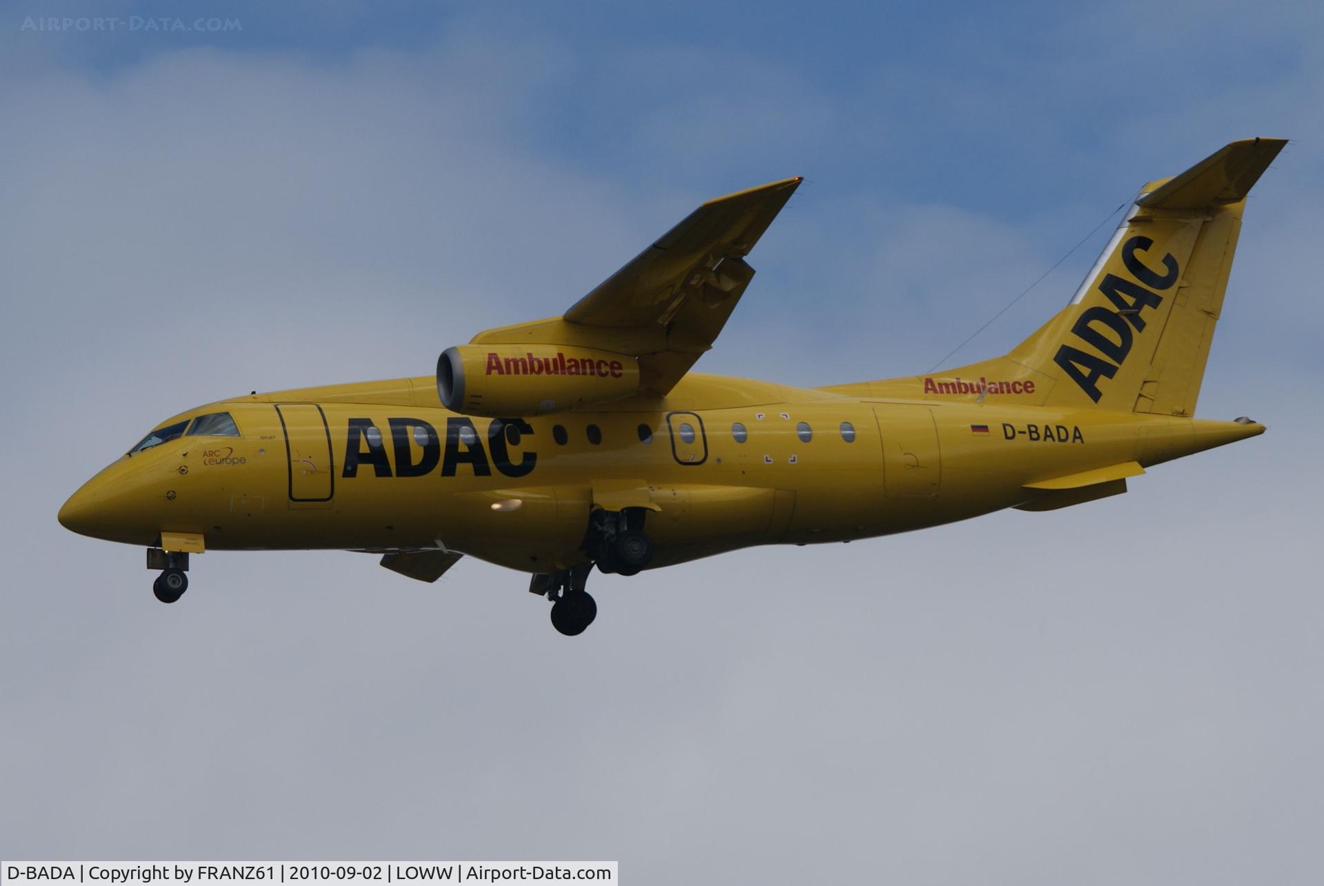 D-BADA, 1998 Fairchild Dornier 328-310 328JET C/N 3224, ADAC Ambulance