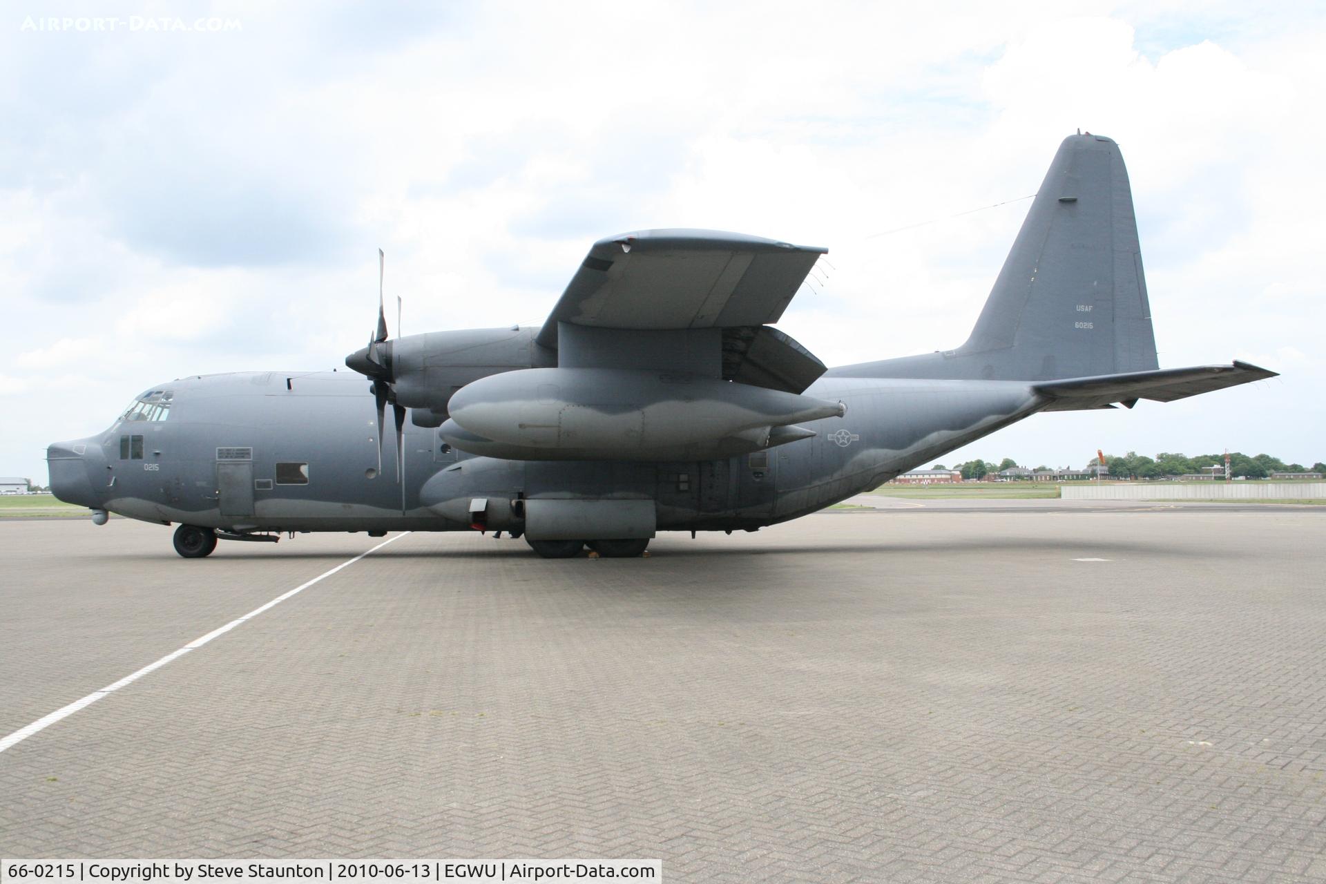 66-0215, 1966 Lockheed MC-130P Combat Shadow C/N 382-4165, Taken at RAF Northolt Photocall June 2010