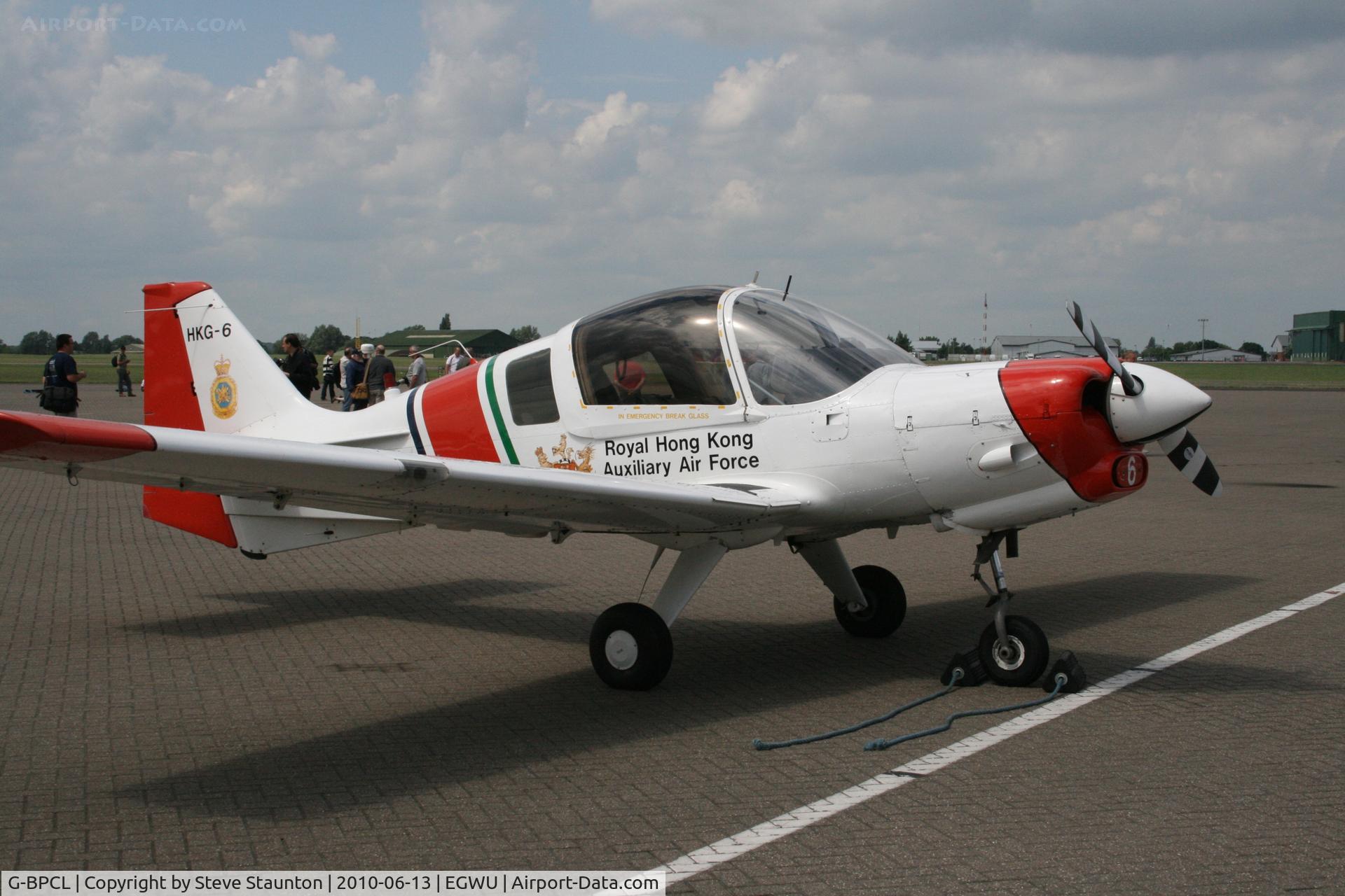 G-BPCL, 1977 Scottish Aviation Bulldog Series 120 Model 128 C/N BH120/393, Taken at RAF Northolt Photocall June 2010