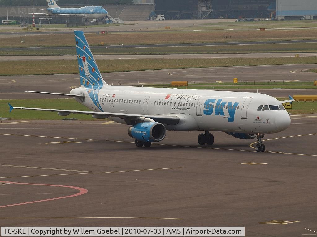 TC-SKL, 2002 Airbus A321-231 C/N 1670, Arrival on Airport Schiphol