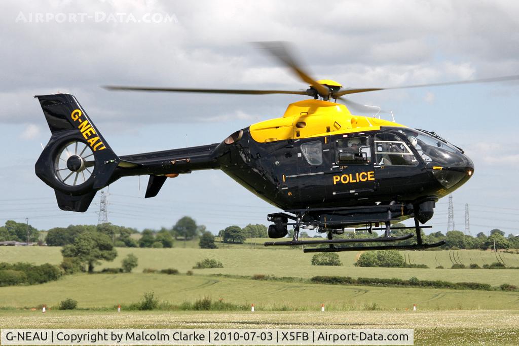 G-NEAU, 2004 Eurocopter EC-135T-2 C/N 0333, Eurocopter EC-135T-2 (UK Police Force) at Fishburn Airfield, UK in July 2010.