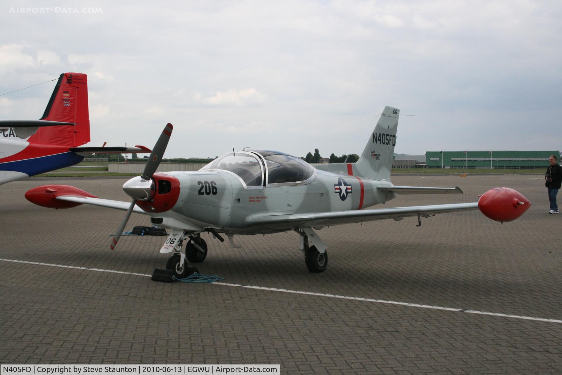 N405FD, 1990 SIAI-Marchetti SF-260D C/N 770, Taken at RAF Northolt Photocall June 2010
