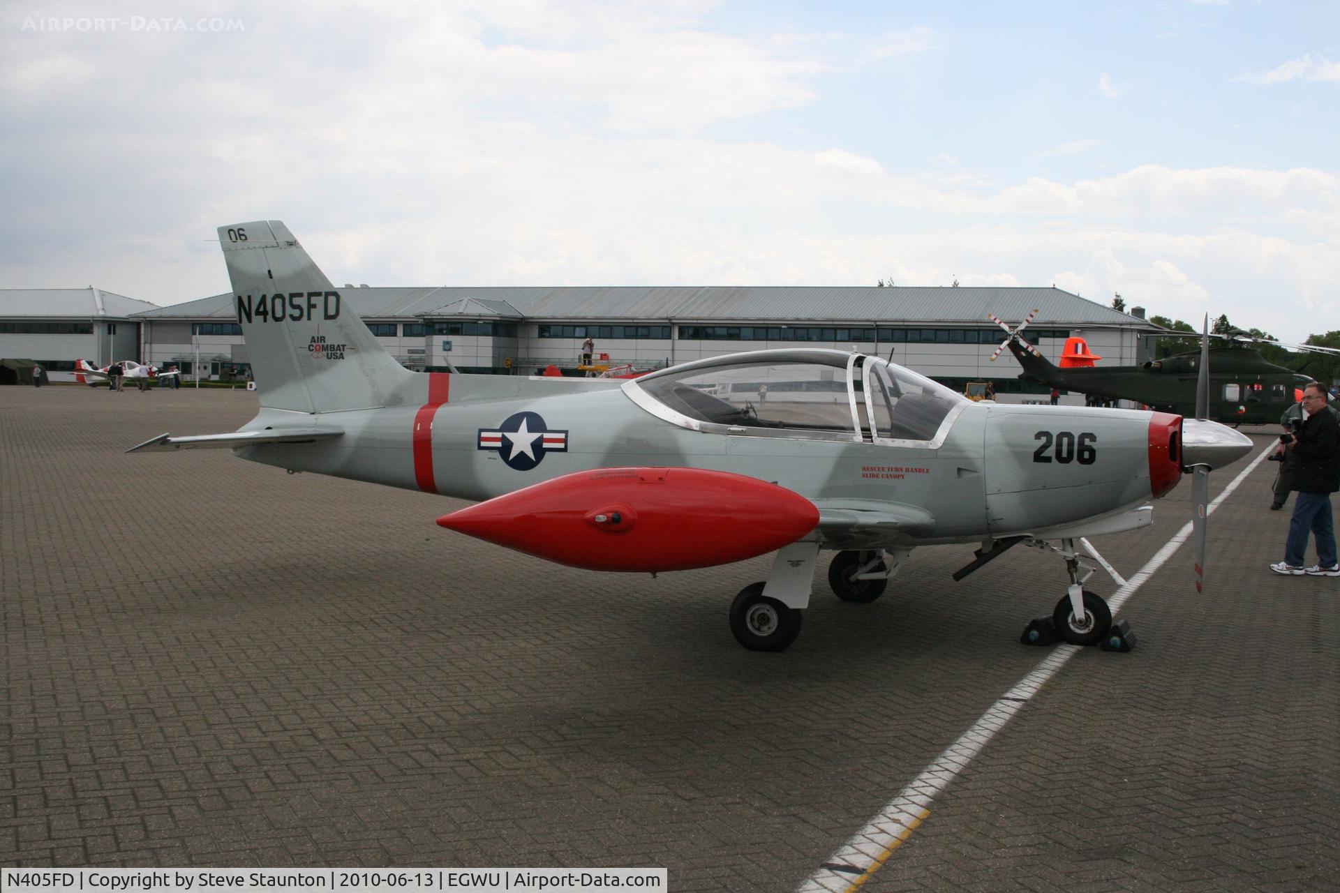 N405FD, 1990 SIAI-Marchetti SF-260D C/N 770, Taken at RAF Northolt Photocall June 2010