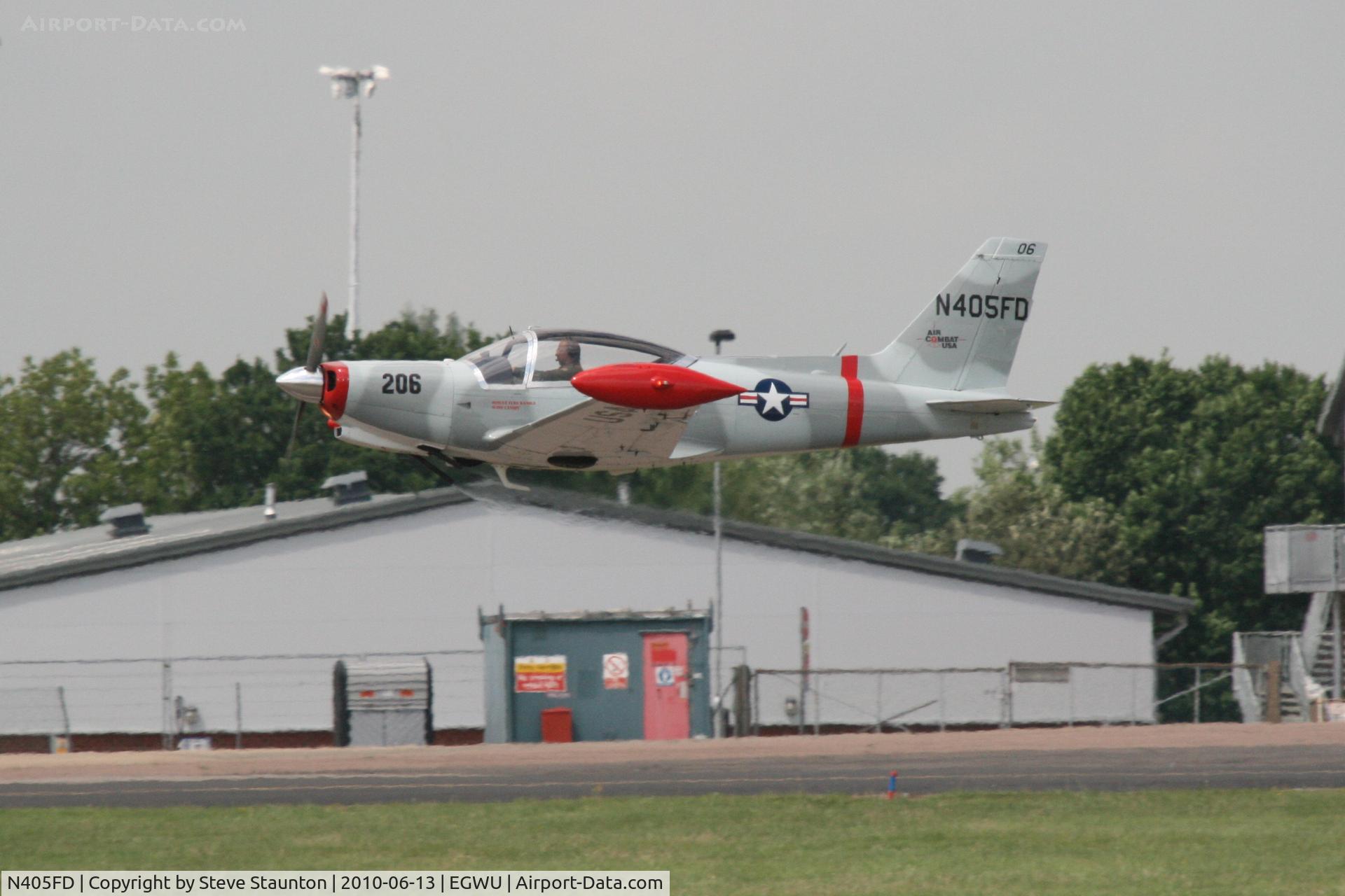 N405FD, 1990 SIAI-Marchetti SF-260D C/N 770, Taken at RAF Northolt Photocall June 2010