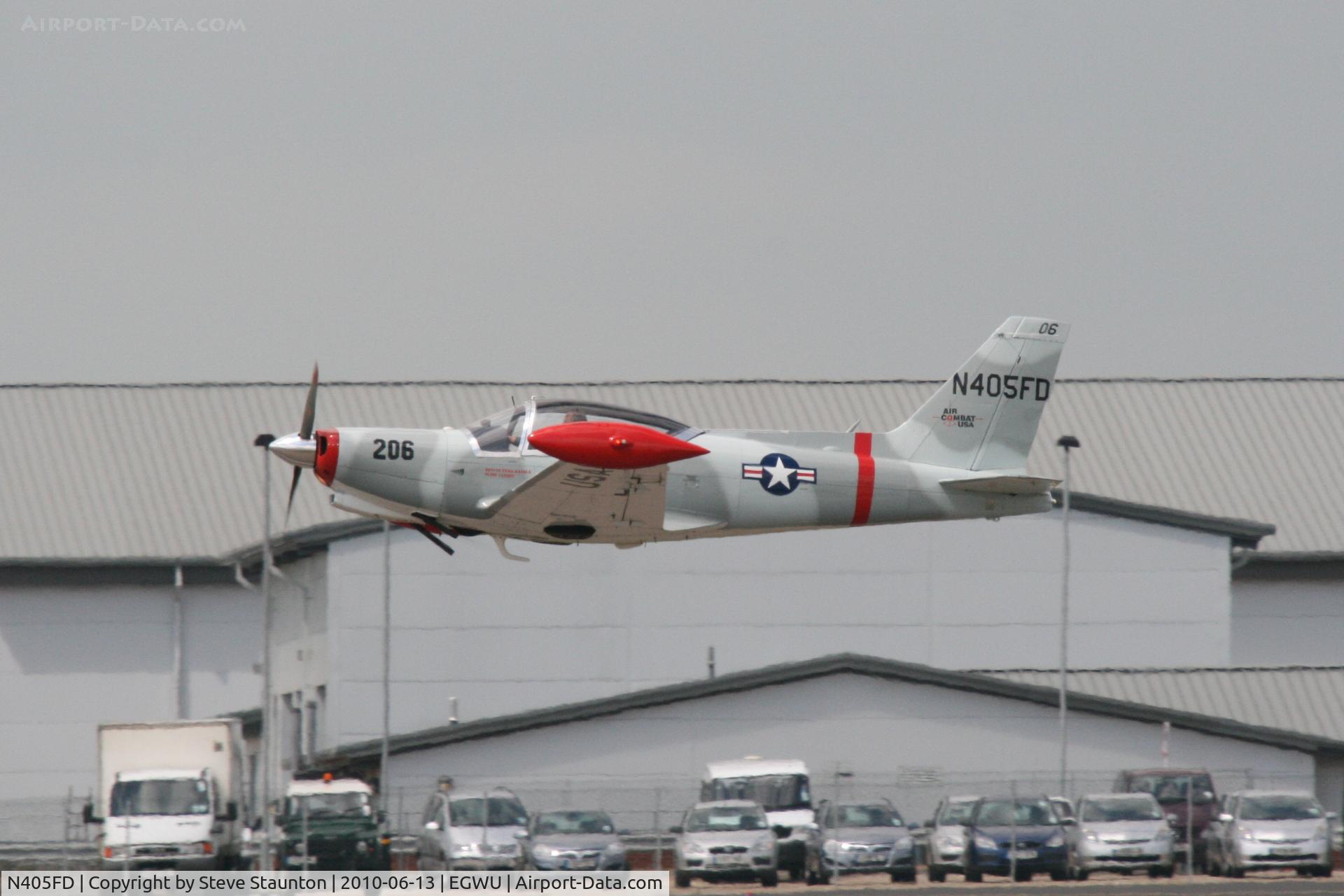 N405FD, 1990 SIAI-Marchetti SF-260D C/N 770, Taken at RAF Northolt Photocall June 2010