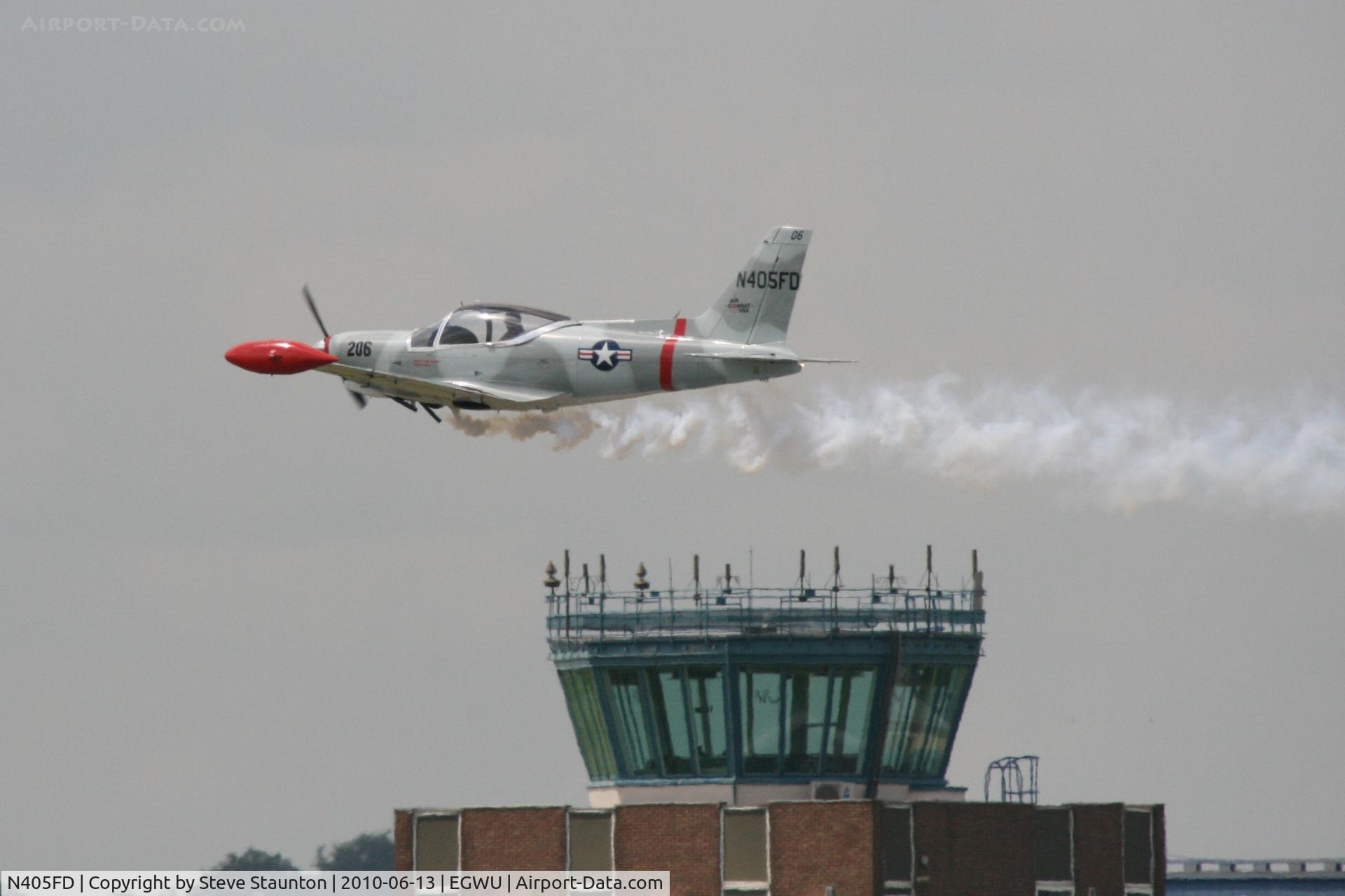 N405FD, 1990 SIAI-Marchetti SF-260D C/N 770, Taken at RAF Northolt Photocall June 2010