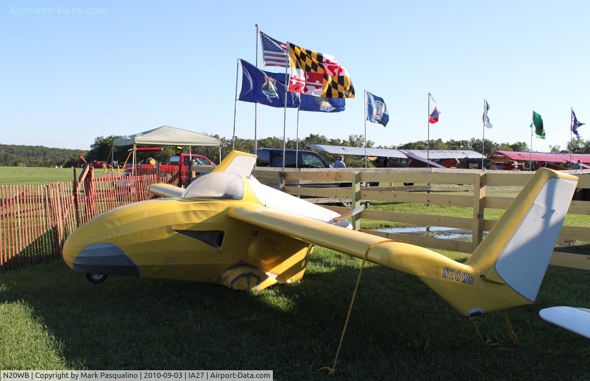 N20WB, 1974 White FLYING PLANK II C/N 1, Flying Plank II