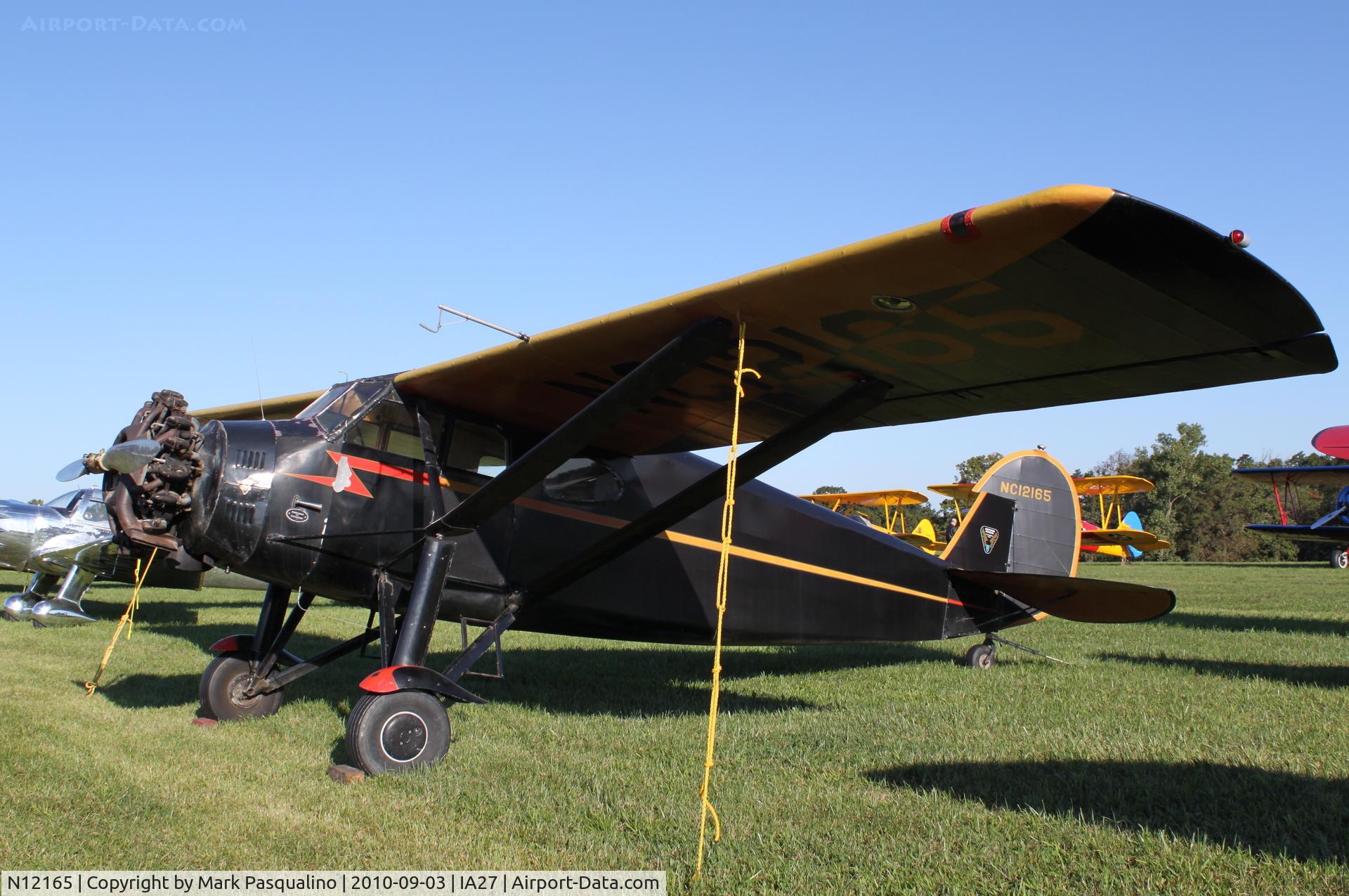 N12165, 1931 Stinson JR. S C/N 8074, Stinson JR. S