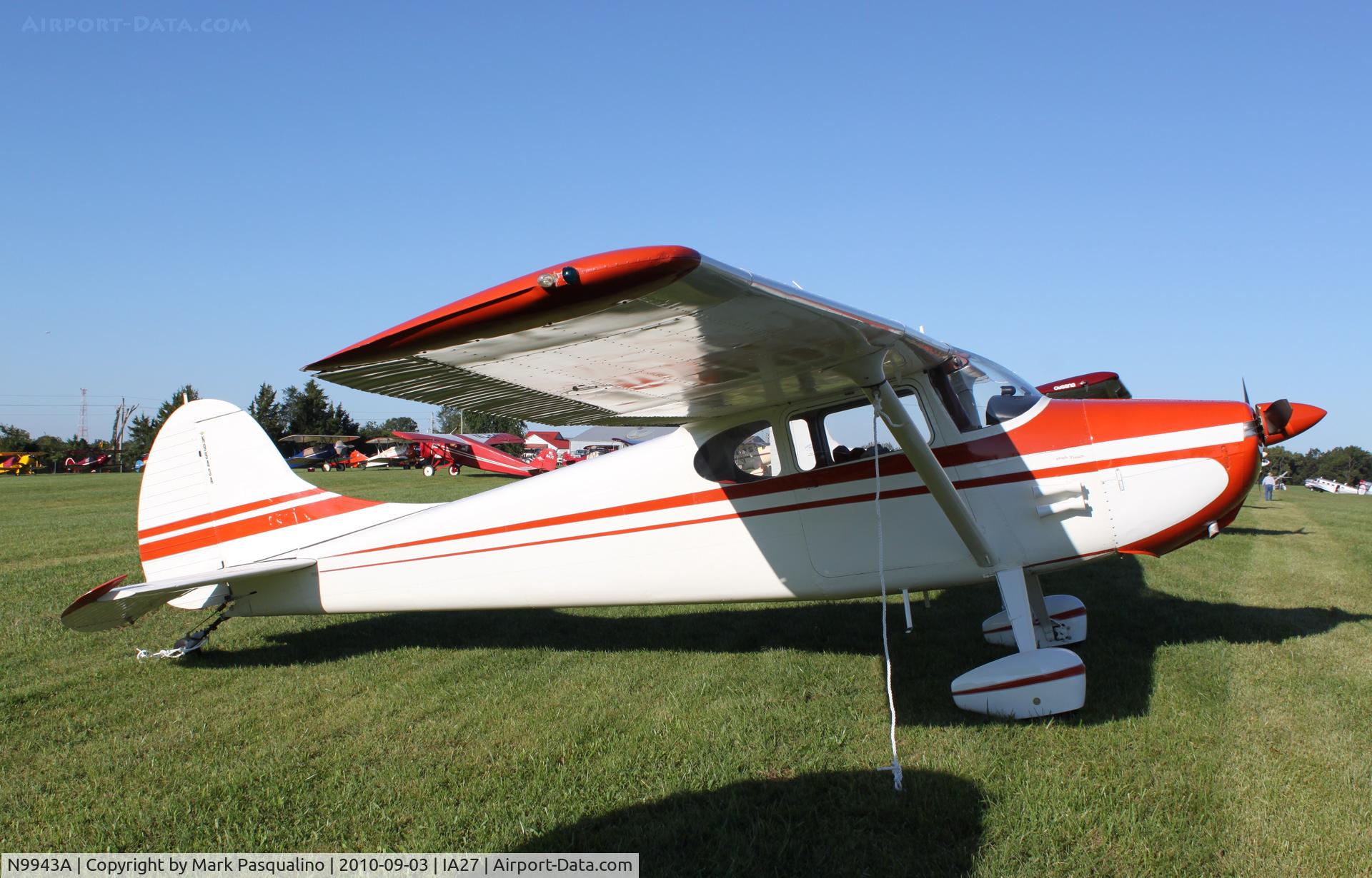 N9943A, 1950 Cessna 170A C/N 19303, Cessna 170A