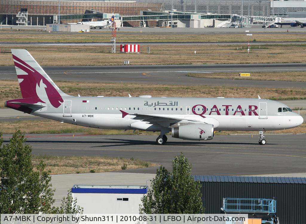 A7-MBK, 2009 Airbus ACJ320 (A320-232/CJ) C/N 4170, Made rolling test this day...