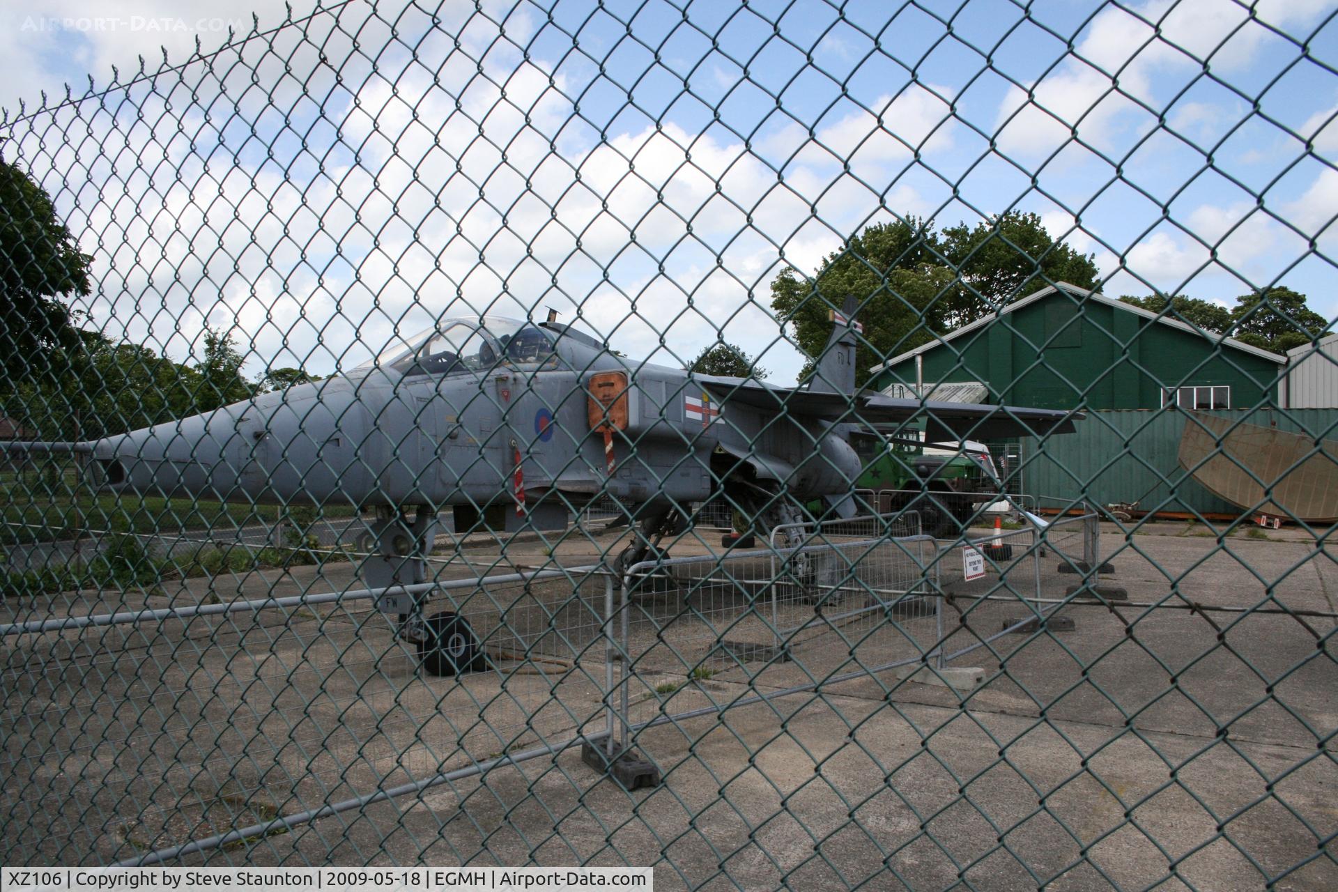 XZ106, 1976 Sepecat Jaguar GR.3A C/N S.107, Taken at Kent Airport May 2009