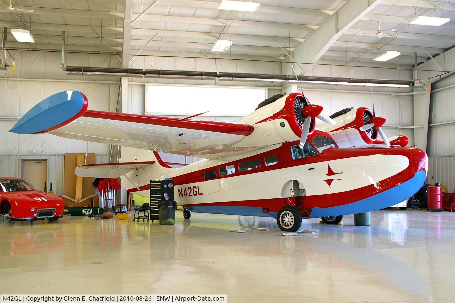 N42GL, 1944 Grumman G-21A Goose C/N B-52, New paint and number since I last saw this bird as N37487
