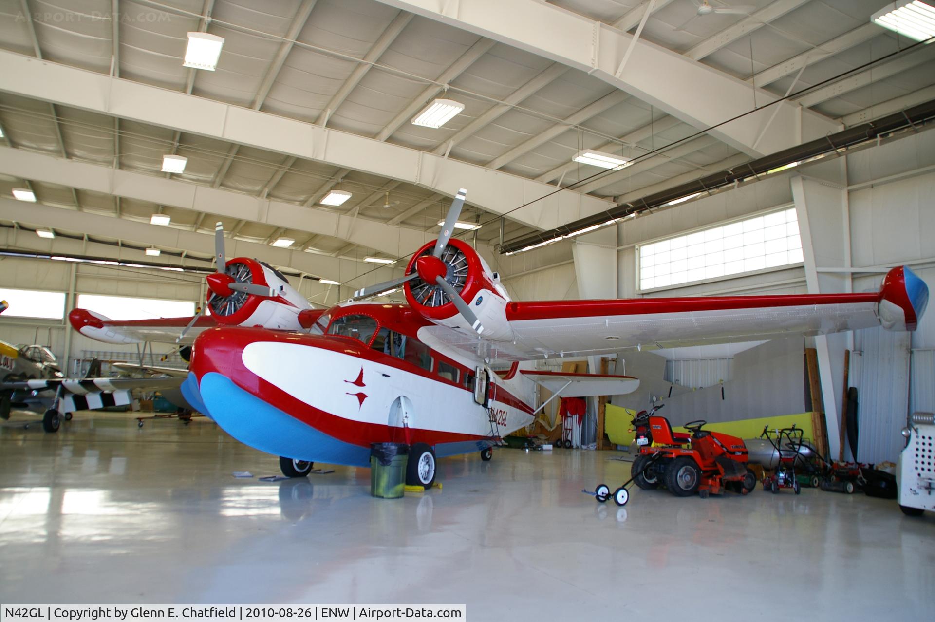 N42GL, 1944 Grumman G-21A Goose C/N B-52, New paint and number since I last saw this bird as N37487