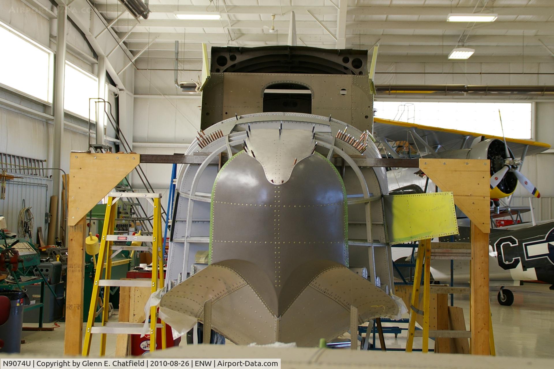 N9074U, Grumman G-21A Goose C/N 1129, JRF undergoing rebuild