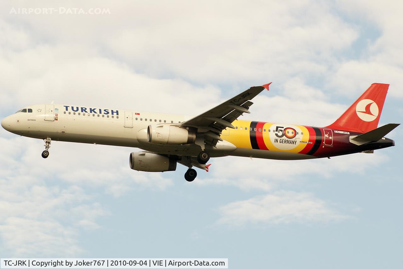 TC-JRK, 2008 Airbus A321-231 C/N 3525, Turkish Airlines