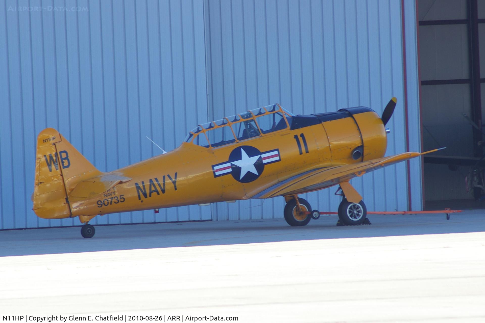 N11HP, 1943 North American SNJ-5 Texan Texan C/N 90735, Shot from quite a distance away