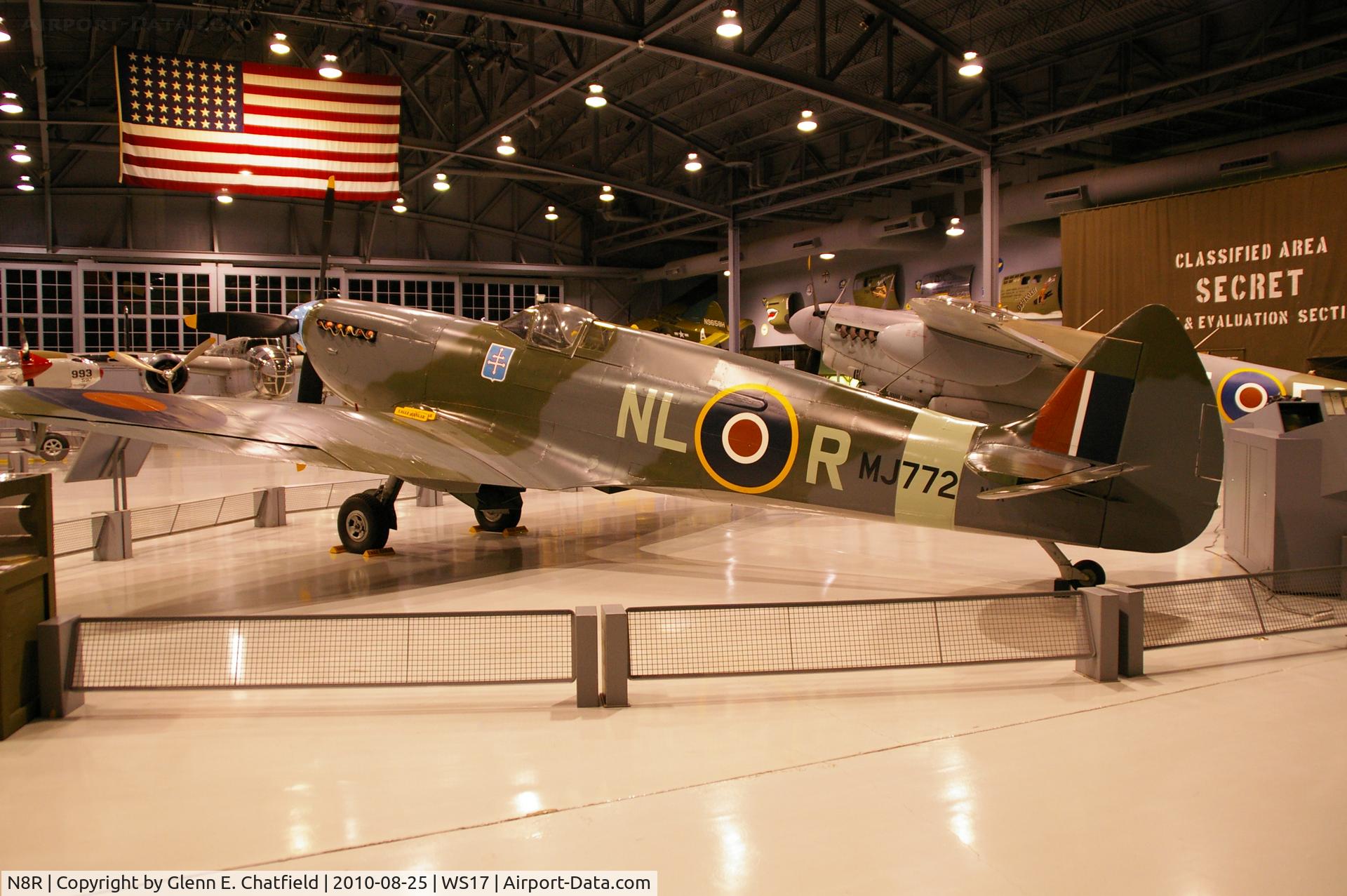 N8R, 1943 Supermarine 361 Spitfire IX C/N CBAF.7269, At the EAA Museum