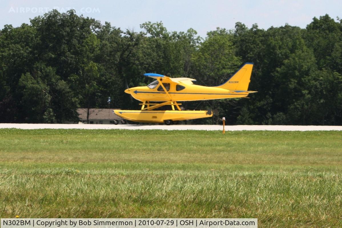 N302BM, 2008 Glasair GS-2 Sportsman C/N 7283, Departing Airventure 2010 - Oshkosh, Wisconsin