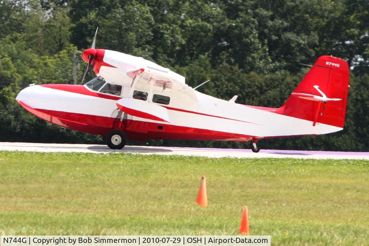 N744G, 1944 Grumman G-44 Widgeon C/N 1394, Arriving at Airventure 2010 - Oshkosh, Wisconsin