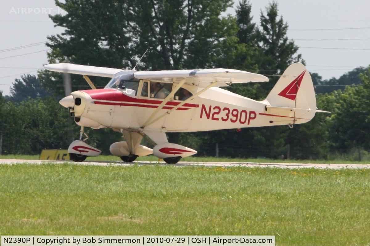 N2390P, 1955 Piper PA-22-150 Tri-Pacer C/N 22-2781, Departing Airventure 2010 - Oshkosh, Wisconsin