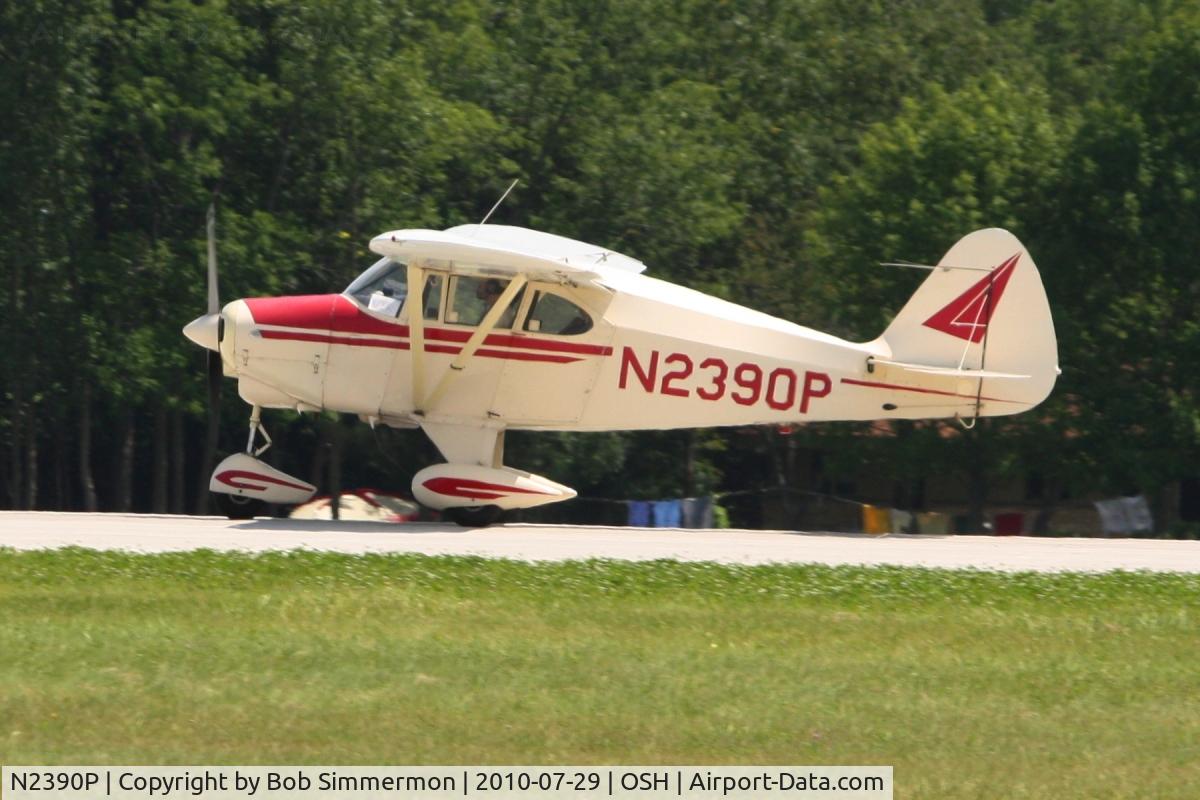 N2390P, 1955 Piper PA-22-150 Tri-Pacer C/N 22-2781, Departing Airventure 2010 - Oshkosh, Wisconsin