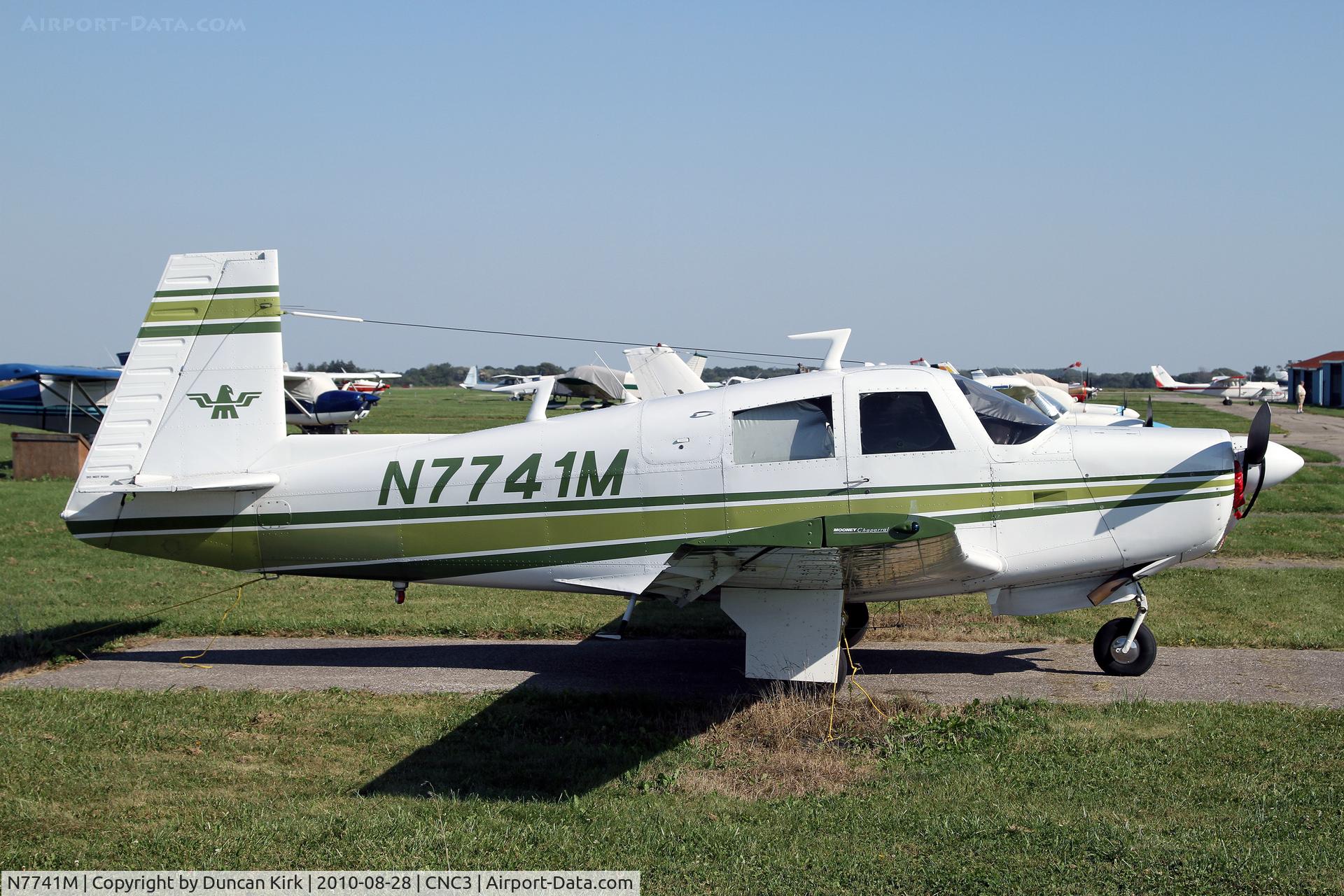 N7741M, 1973 Mooney M20E C/N 21-0024, This Mooney appears to be a resident at Brampton, ON