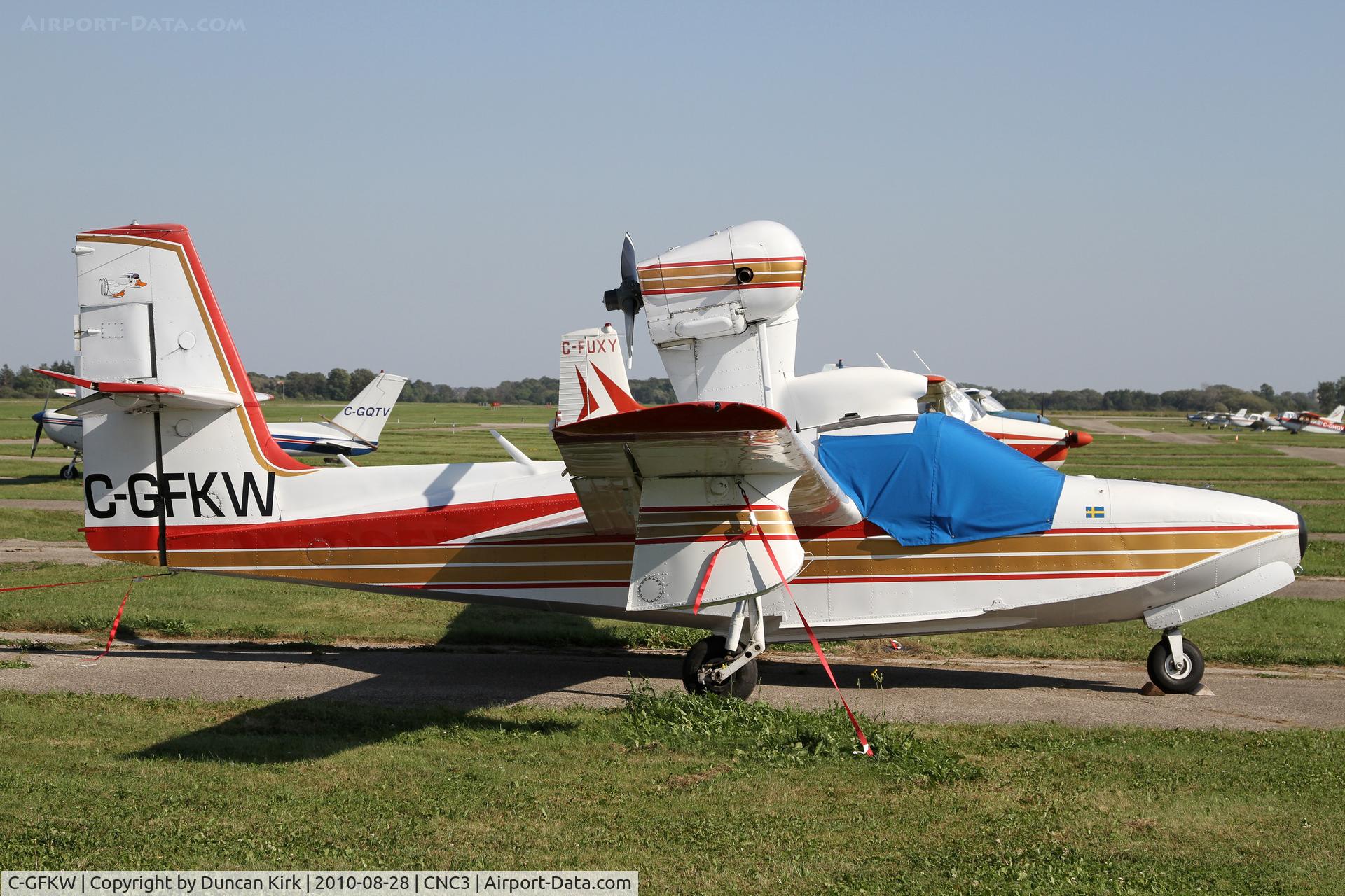 C-GFKW, 1979 Lake LA-4-200 Buccaneer C/N 963, A Lake Buccaneer with a Swedish flag