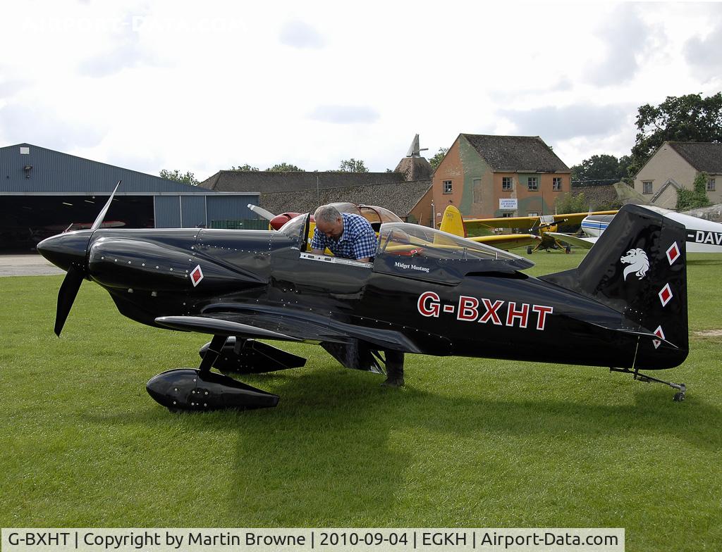 G-BXHT, 2005 Mustang Aeronautics Midget Mustang MM-1 C/N PFA 168-13077, SHOT AT HEADCORN