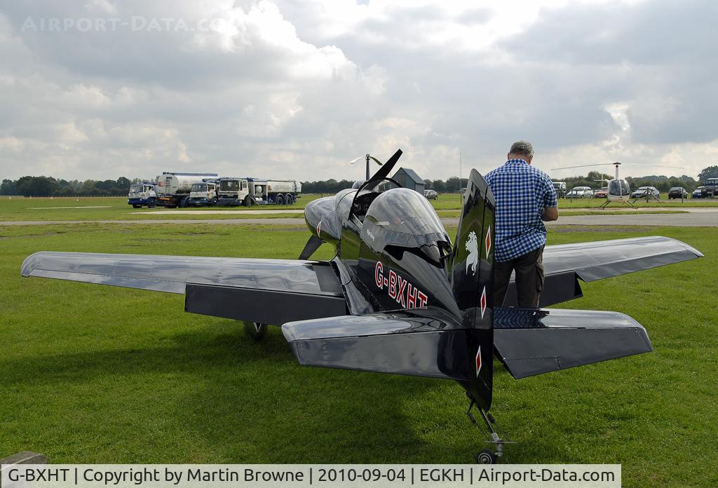 G-BXHT, 2005 Mustang Aeronautics Midget Mustang MM-1 C/N PFA 168-13077, SHOT AT HEADCORN