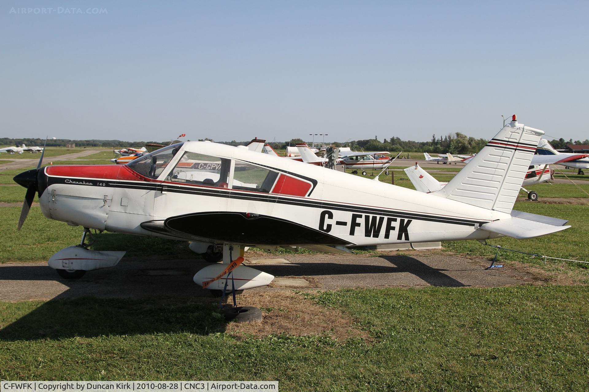 C-FWFK, 1966 Piper PA-28-140 Cherokee C/N 28-22475, Cherokee 140