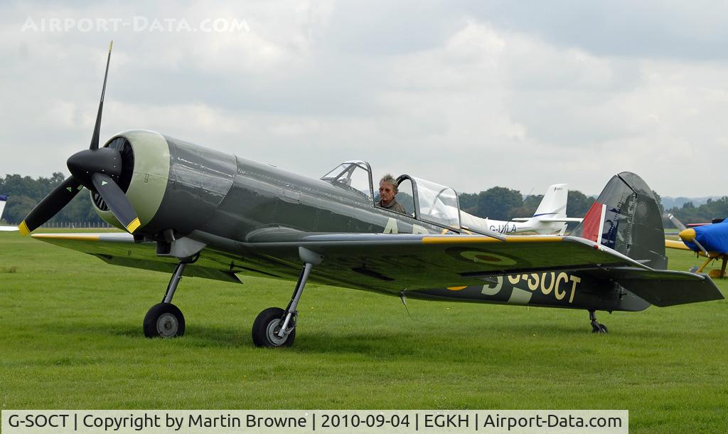 G-SOCT, 1984 Yakovlev Yak-50 C/N 842804, SHOT AT HEADCORN