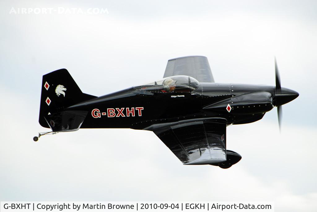 G-BXHT, 2005 Mustang Aeronautics Midget Mustang MM-1 C/N PFA 168-13077, SHOT AT HEADCORN