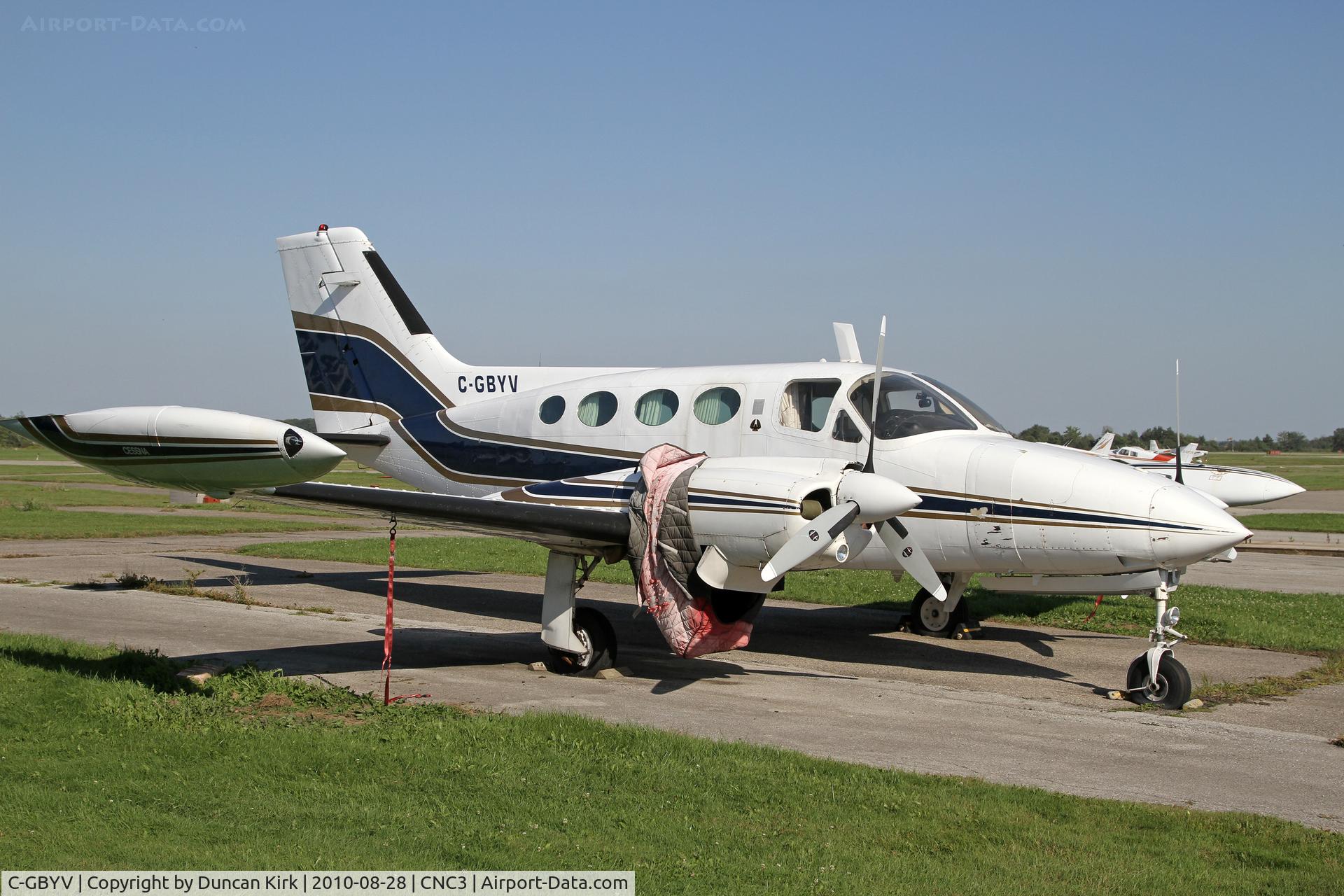 C-GBYV, 1969 Cessna 421A Golden Eagle C/N 421A0072, One of a handful of twins at Brampton