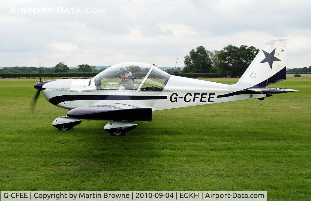 G-CFEE, 2008 Evektor-Aerotechnik EV-97 Eurostar C/N LAA 315-14778, SHOT AT HEADCORN