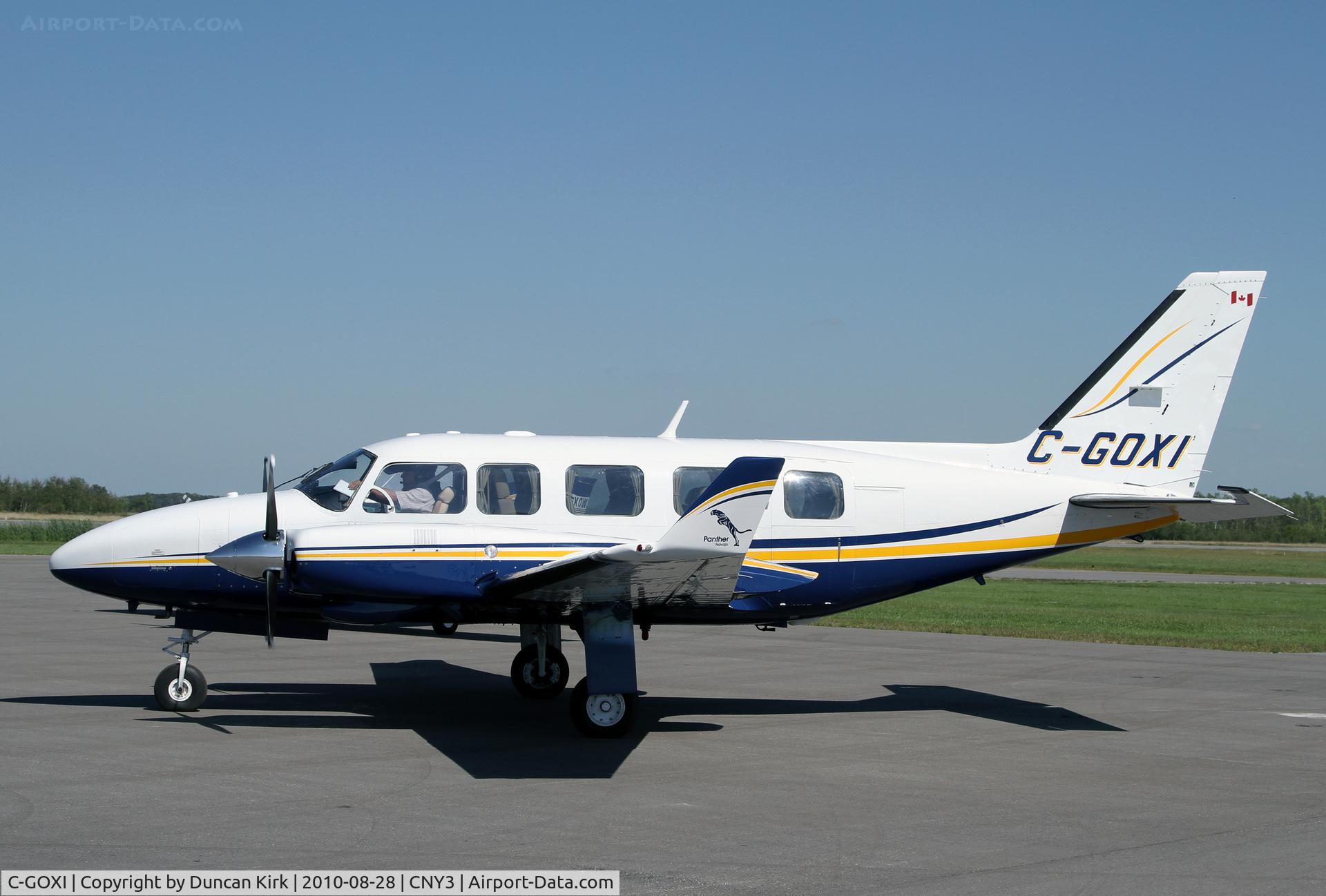 C-GOXI, 1977 Piper PA-31-350 Chieftain C/N 31-7752070, Newly registered Navajo Panther (formerly assigned to an Aztec)