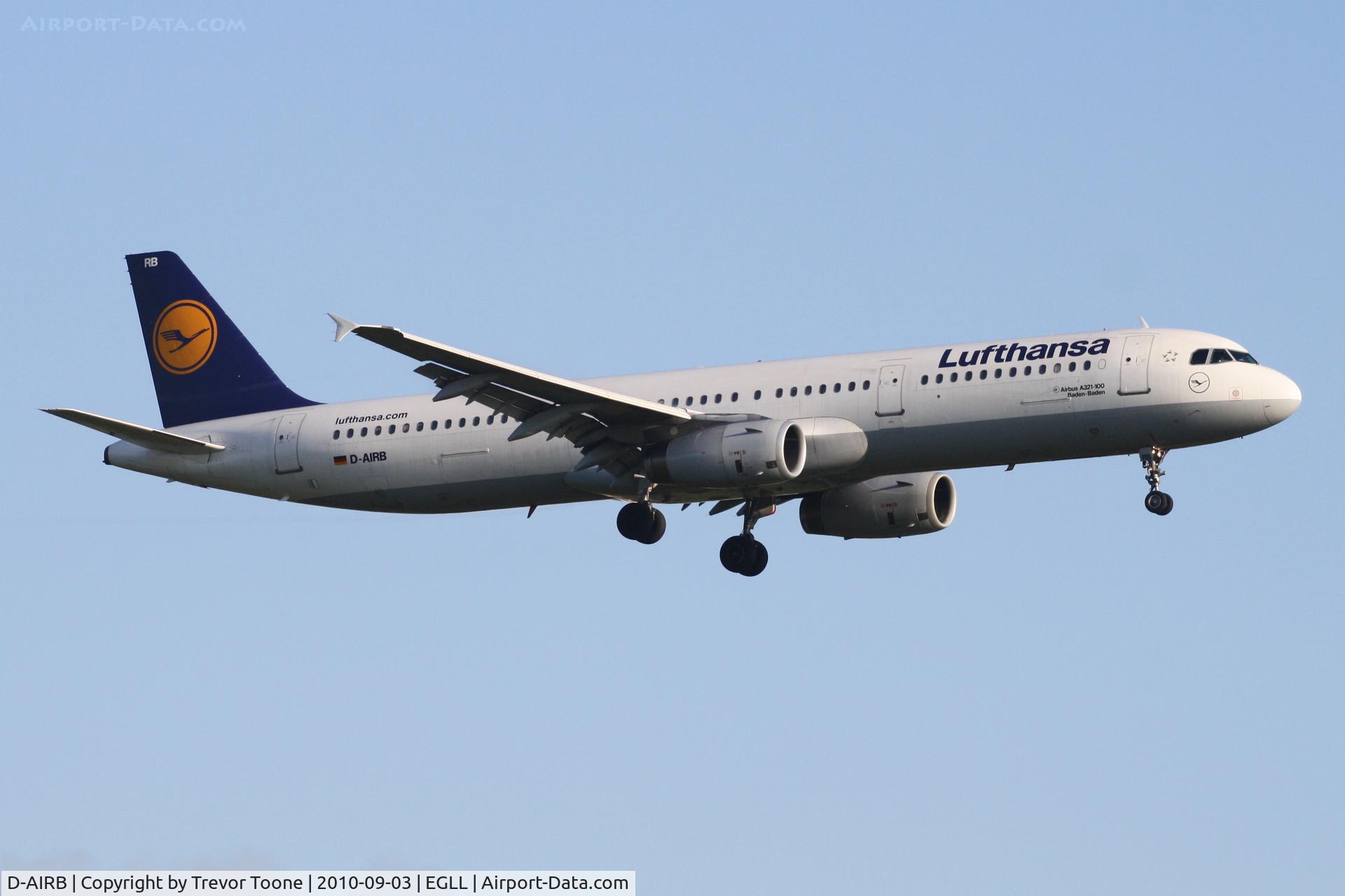 D-AIRB, 1993 Airbus A321-131 C/N 0468, Airbus A321-131, c/n: 0468