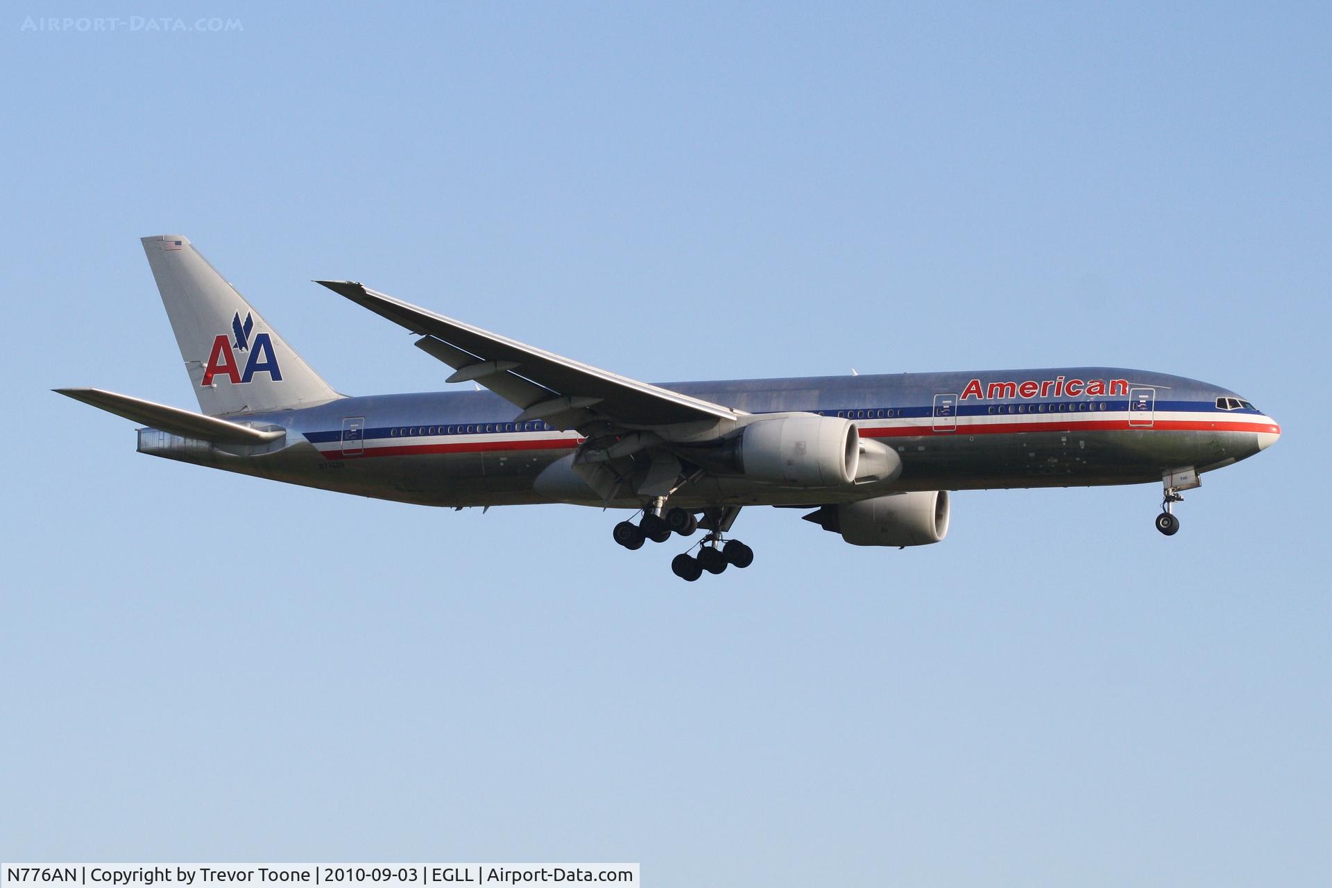 N776AN, 1999 Boeing 777-223 C/N 29582, Boeing 777-223, c/n: 29582