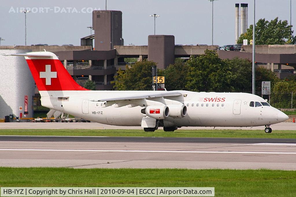 HB-IYZ, 1998 British Aerospace Avro 146-RJ100 C/N 0338, Swiss International Airlines