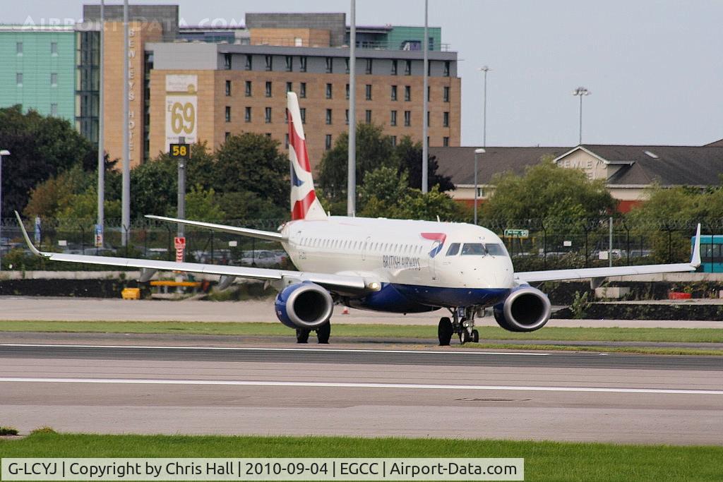 G-LCYJ, 2010 Embraer 190SR (ERJ-190-100SR) C/N 19000339, British Airways Embraer ERJ-190-100SR operated by Cityflyer Express