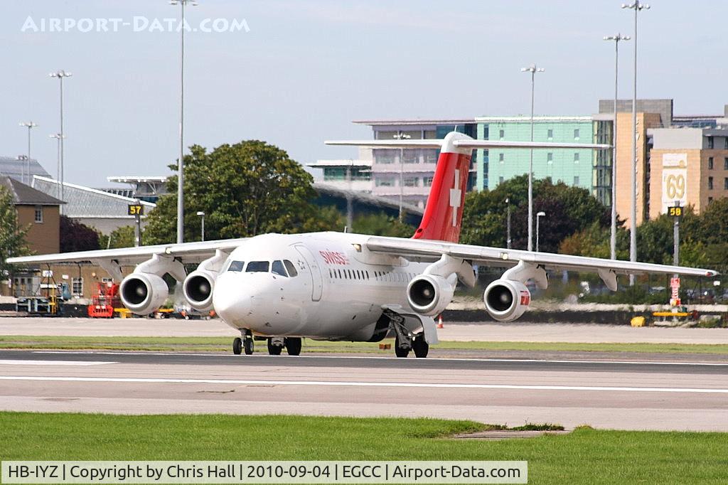 HB-IYZ, 1998 British Aerospace Avro 146-RJ100 C/N 0338, Swiss International Airlines