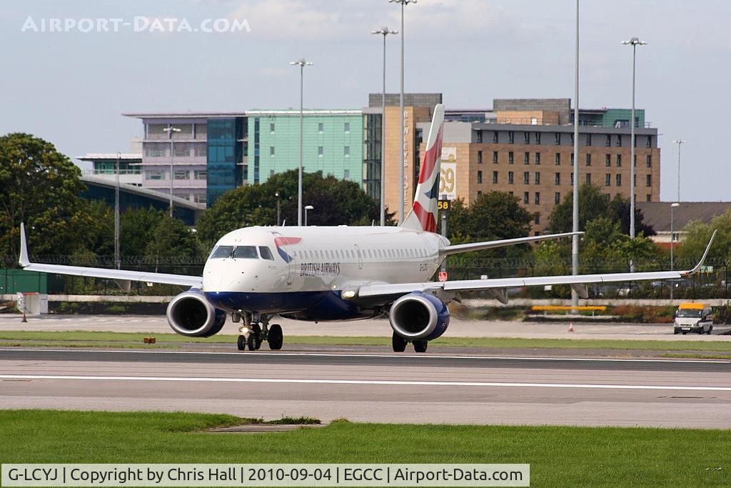 G-LCYJ, 2010 Embraer 190SR (ERJ-190-100SR) C/N 19000339, British Airways Embraer ERJ-190-100SR operated by Cityflyer Express
