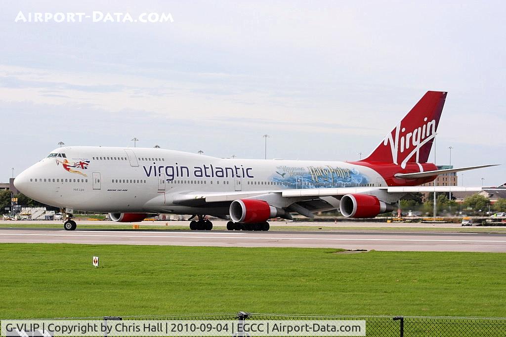 G-VLIP, 2001 Boeing 747-443 C/N 32338, Virgin Atlantic B747 wearing special Harry Potter scheme