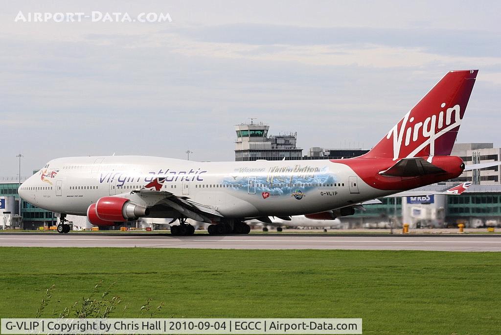 G-VLIP, 2001 Boeing 747-443 C/N 32338, Virgin Atlantic B747 wearing special Harry Potter scheme